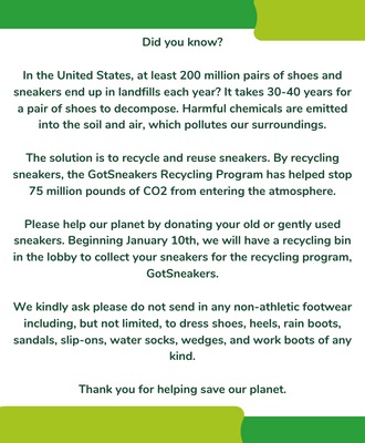  Recycling sneakers